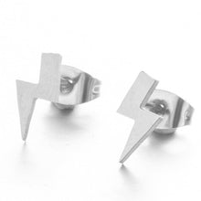 Load image into Gallery viewer, new fashion gothic Animal Heart Leaf Cat Flower Star stud earrings christmas gold Earrings for Women set Gift accessories 2019