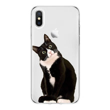 Load image into Gallery viewer, Lovely Cat Cover For iPhone XS Max XR X 5 SE 6S S 7 8 Plus Coque For Huawei P8 P9 P10 2017 P20 Mate 10 20 Lite Pro Honor 8X Case