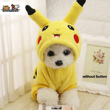 Load image into Gallery viewer, SUPREPET Cat Costume Cute Pet Clothes Pikachu Cosplay Clothes Autumn Winter Cat clothes Home Pajamas Puppy Hoodie Dog Coat