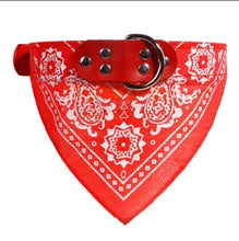 Load image into Gallery viewer, SUPREPET Cute Adjustable Small Dog Collars Puppy Pet Slobber Towel Outdoor Cat Collar Print Scarf Design Dog Collar Neckerchief