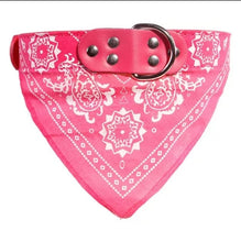 Load image into Gallery viewer, SUPREPET Cute Adjustable Small Dog Collars Puppy Pet Slobber Towel Outdoor Cat Collar Print Scarf Design Dog Collar Neckerchief