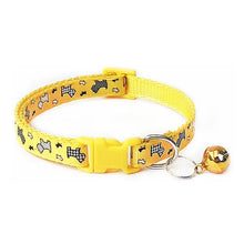 Load image into Gallery viewer, Nylon with Bell Pet Cute Fashion Paw Dog Cat Puppy Charm Adjustable Lovely Safety Collars 1PC New Buckle