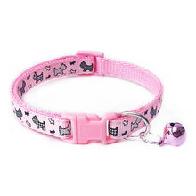 Load image into Gallery viewer, Nylon with Bell Pet Cute Fashion Paw Dog Cat Puppy Charm Adjustable Lovely Safety Collars 1PC New Buckle