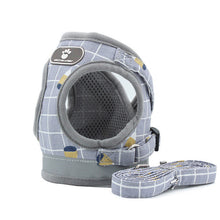 Load image into Gallery viewer, Reflective Pet Chest Strap Cat Dog Harness Leash Breathable Vest Traction Rope Puppy Collar