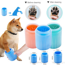 Load image into Gallery viewer, PAPASGIX 1pc Cat Dog Cleaning Tool Soft Plastic Washing Brush Paw Washer Accessories Pet Dogs Foot Clean Cup Paws Plunger