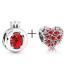 Load image into Gallery viewer, 2Pcs/lot Special Offer Red Lucky Cat & Mickey Beads Charms Fit Pandora Bracelet & Necklaces For Women Jewelry Making Accessories