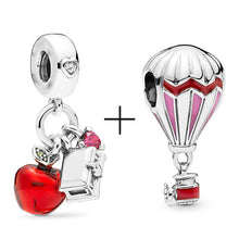 Load image into Gallery viewer, 2Pcs/lot Special Offer Red Lucky Cat & Mickey Beads Charms Fit Pandora Bracelet & Necklaces For Women Jewelry Making Accessories