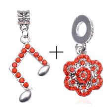 Load image into Gallery viewer, 2Pcs/lot Special Offer Red Lucky Cat & Mickey Beads Charms Fit Pandora Bracelet & Necklaces For Women Jewelry Making Accessories