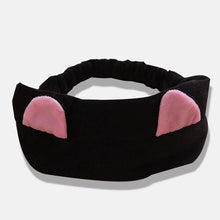 Load image into Gallery viewer, Bow Headwear Fleece Coral Wash Face Bath Mask Makeup Turban Women Girls Letter Dot Striped Cat Shape Hairband Hair Accessories