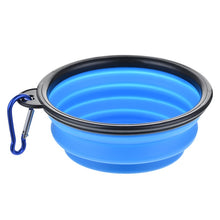 Load image into Gallery viewer, Dog Water Food Container Collapsible Silicone Folding Dog Cat Bowl Outfit Portable Travel Bowl Dog Feeder Cup Pet Accessories