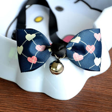 Load image into Gallery viewer, 1Pc New Fashion Adjustable Puppy Kitten Dog Cat Pet Bow Tie With Bell Necktie Collar Lovely Pets Grooming Accessories