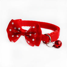 Load image into Gallery viewer, 1Pc New Fashion Adjustable Puppy Kitten Dog Cat Pet Bow Tie With Bell Necktie Collar Lovely Pets Grooming Accessories