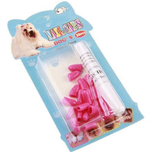 Load image into Gallery viewer, 20 Pcs Silicone Soft Cat Dog Nail Caps Cat Paw Care Pet Nail Protector Cat Nail Cover Paws Protection Pet Accessories Free Glue