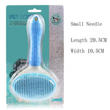 Load image into Gallery viewer, Handle Shedding Pet Dog Cat Auto Hair Brush Fur Grooming Trimmer Comb Pet Slicker Brush Cheap Pet Products Dog Accessories
