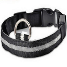 Load image into Gallery viewer, 2.5cm Wide XS-XL Nylon Pet Dog Collar LED Light Night Safety Glowing Pet Supplies Cat LED Dog Collar For Small Dogs LED Collars