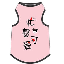 Load image into Gallery viewer, Pet Dog Cat Clothes Summer Cat Vest Cartoon Breathable Mesh Shirt for Cats Small Dogs Cute Printed Puppy Kitten Clothing Apparel