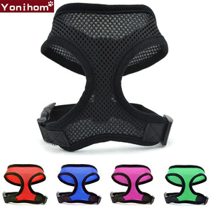 Dog Harness Vest Adjustable Soft Breathable Dog Harness Nylon Mesh Vest Harness for Dogs Puppy Collar Cat Pet Dog Chest Strap