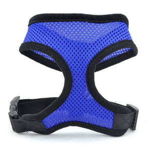 Dog Harness Vest Adjustable Soft Breathable Dog Harness Nylon Mesh Vest Harness for Dogs Puppy Collar Cat Pet Dog Chest Strap