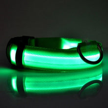 Load image into Gallery viewer, LED Pet Cat Dog Collar Night Safety Flashing Necklaces Dogs Luminous Fluorescent dog harness Pet Supplies for Outdoor Walking
