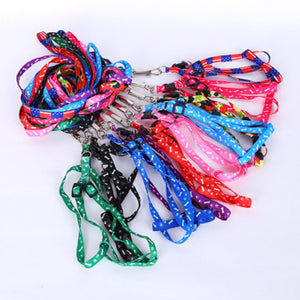 New Pet leash portable adjustable cat dog collar polyester printing durable belt chest strap training walking belt pet supplies