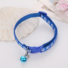 Load image into Gallery viewer, Nylon  with Bell Pet  Cute Fashion Paw  Dog Cat Puppy  Charm Adjustable Lovely Safety Collars 1PC New Buckle
