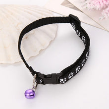 Load image into Gallery viewer, Nylon  with Bell Pet  Cute Fashion Paw  Dog Cat Puppy  Charm Adjustable Lovely Safety Collars 1PC New Buckle
