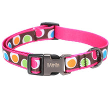 Load image into Gallery viewer, COZY JOY Dog Collar Personalized Nylon Pet Tag  Custom Puppy Cat Nameplate ID Collars Adjustable For Medium Large Dogs Engraved
