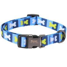 Load image into Gallery viewer, COZY JOY Dog Collar Personalized Nylon Pet Tag  Custom Puppy Cat Nameplate ID Collars Adjustable For Medium Large Dogs Engraved
