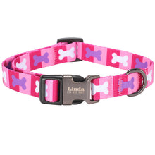 Load image into Gallery viewer, COZY JOY Dog Collar Personalized Nylon Pet Tag  Custom Puppy Cat Nameplate ID Collars Adjustable For Medium Large Dogs Engraved
