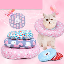 Load image into Gallery viewer, 2019 New Pet Cat Dogs Health Recovery Elizabethan Cotton Filling Collar Protective Medical Cone E- Collar for Dog and Cat
