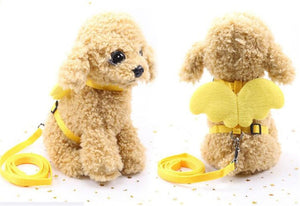Lovely Dog Leash Harness Small Dog Pet Harness and Leash Set Outdoor Puppy Cat Vest Harness Collar For Chihuahua Pug Bulldog