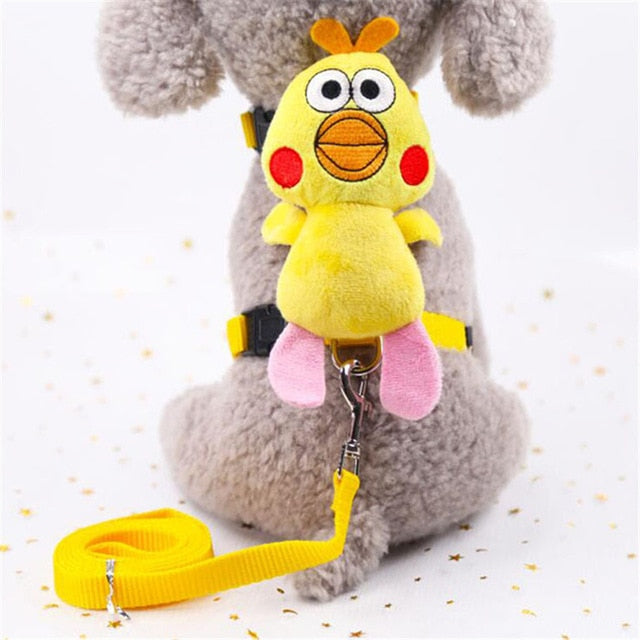 Lovely Dog Leash Harness Small Dog Pet Harness and Leash Set Outdoor Puppy Cat Vest Harness Collar For Chihuahua Pug Bulldog