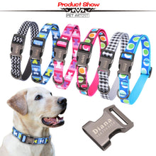 Load image into Gallery viewer, COZY JOY Dog Collar Personalized Nylon Pet Tag  Custom Puppy Cat Nameplate ID Collars Adjustable For Medium Large Dogs Engraved
