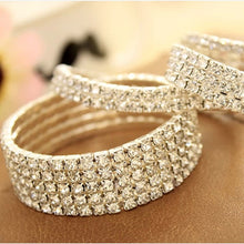 Load image into Gallery viewer, Hot Bling Crystal Pet Dog Collars Rhinestones PU Leather Puppy Cat Choker Necklaces For Small Dog Collar Perro Pet Accessories
