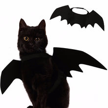 Load image into Gallery viewer, Halloween Bat Wings For Cat Puppy Dogs Funny Bat Costume Cat Kitten Dog Party Cosplay Clothes Pet Products

