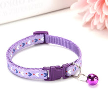 Load image into Gallery viewer, 2019 Cat Dog Collar With Bell Camo Camouflage Printed Neck Strap Polyester Adjustable Puppy Animal Dog Leash Safety Dog Supplies
