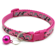Load image into Gallery viewer, 2019 Cat Dog Collar With Bell Camo Camouflage Printed Neck Strap Polyester Adjustable Puppy Animal Dog Leash Safety Dog Supplies
