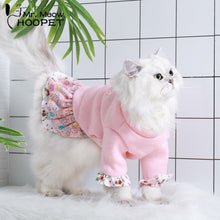 Load image into Gallery viewer, Hoopet Pet Cat Clothes Dog Coat Teddy Suit Puppy Small Dog Character Dress Clothes for Cats
