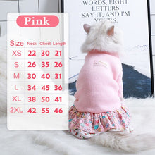 Load image into Gallery viewer, Hoopet Pet Cat Clothes Dog Coat Teddy Suit Puppy Small Dog Character Dress Clothes for Cats
