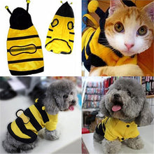 Load image into Gallery viewer, Pet Mascots Hoodie Cute Clothes for Cats Fancy Puppy Kitten Apparel Costume Chihuahua Small Cat Dog Coat Bee Style Outfit
