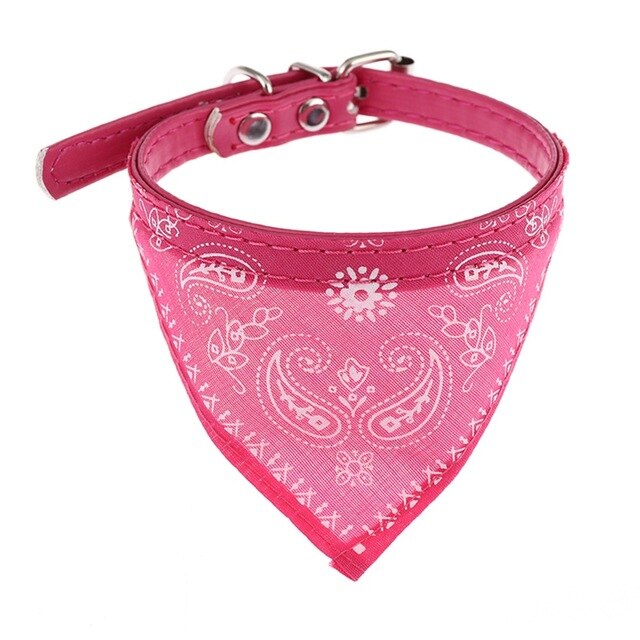 2019 New Fahsion Small Dog Scarf Adjustable Pet Cat Collars Scarf Neckerchief Necklace   Pet Accessories