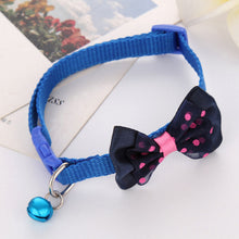 Load image into Gallery viewer, New Adjustable Cute Necktie Dog Cat Pet Collar Nylon Bell Kitten Candy Color Bow Tie Bowknot Likesome Collars
