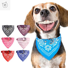 Load image into Gallery viewer, SUPREPET Cute Adjustable Small Dog Collars Puppy Pet Slobber Towel Outdoor Cat Collar Print Scarf  Design Dog Collar Neckerchief
