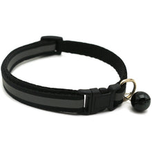 Load image into Gallery viewer, Pet Cat Dog Collar Nylon Strap Bell Reflective Collar Adjustable Collar Dog Puppy Necklace Pet Cat Safe Leash Accessories
