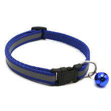 Load image into Gallery viewer, Pet Cat Dog Collar Nylon Strap Bell Reflective Collar Adjustable Collar Dog Puppy Necklace Pet Cat Safe Leash Accessories
