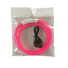 Load image into Gallery viewer, Pet Dogs Cats USB Rechargeable Flashing Night Collars Luminous Collar LED Light USB Dog Collar Glowing Teddy Flash Collar Pet
