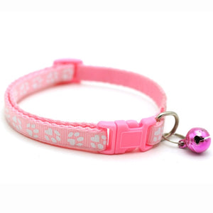 SUPREPET Pet Dog Cat Collar Adjustable Buckles With Bell Cat Collar Pet Supplies Accessories for Small Dog Chihuahua Bulldogs