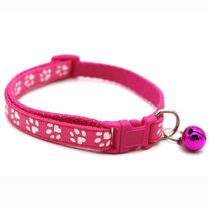 SUPREPET Pet Dog Cat Collar Adjustable Buckles With Bell Cat Collar Pet Supplies Accessories for Small Dog Chihuahua Bulldogs