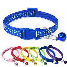 Load image into Gallery viewer, 1PC Polyester Puppy Necklace Collar with Bells Popular Dog Collars Lovely Pet Supplies Pets Collars Cute Cat Adjustable Hot Sale

