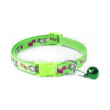 Load image into Gallery viewer, 1PC Polyester Puppy Necklace Collar with Bells Popular Dog Collars Lovely Pet Supplies Pets Collars Cute Cat Adjustable Hot Sale

